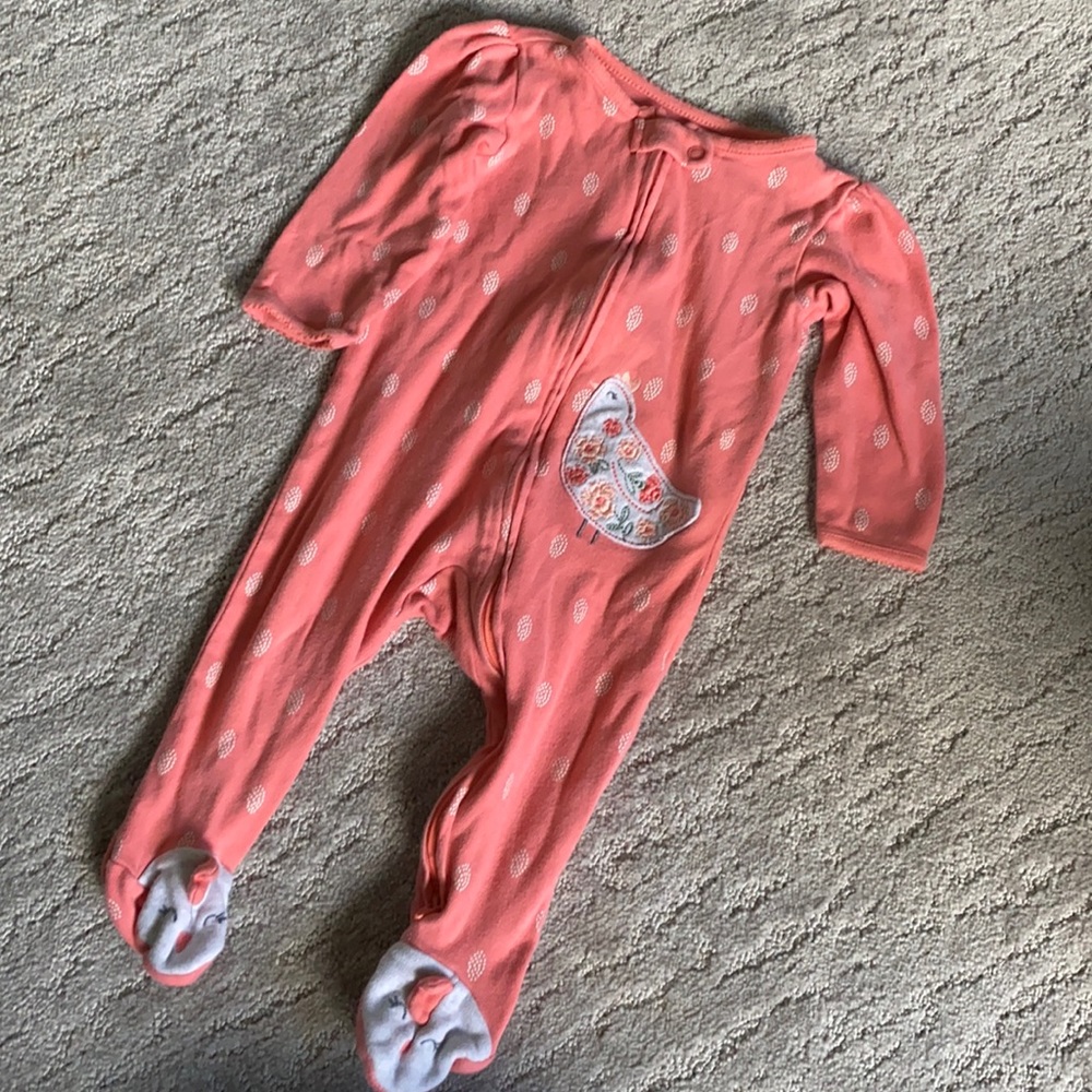 Baby girl one piece pajama
